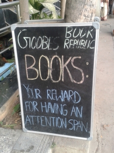 From Goobe's Books, one of my favorite local bookstores in Bangalore